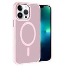 For iPhone 13 Pro Max Kalebol Metal Lens Frame MagSafe Frosted PC Phone Case(Pink) - 1