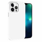 For iPhone 13 Pro Max Kalebol Metal Lens Frame MagSafe Frosted PC Phone Case(Frosted White) - 1