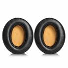 2pcs Insert Lambskin Replacement Earpads For Sennheiser MOMENTUM 2.0(Black Yellow) - 1