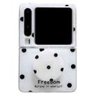 For Huawei Pura X Glitter Powder Dots Pattern Phone Case with Holder(White) - 1