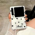 For Huawei Pura X Glitter Powder Dots Pattern Phone Case with Holder(White) - 2