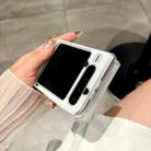 For Huawei Pura X Glitter Powder Dots Pattern Phone Case with Holder(White) - 3
