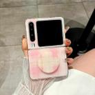 For Huawei Pura X Glitter Powder Dots Pattern Phone Case with Holder(Pink) - 2