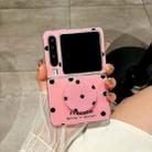 For Huawei Pura X Glitter Powder Dots Pattern Phone Case with Holder(Rose Red) - 2