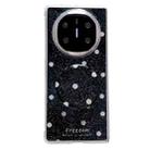 For Huawei Mate X6 Glitter Powder Dots Pattern Phone Case with Holder(Black) - 1