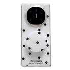 For Huawei Mate X6 Glitter Powder Dots Pattern Phone Case with Holder(White) - 1