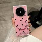 For Huawei Mate X6 Glitter Powder Dots Pattern Phone Case with Holder(Rose Red) - 2