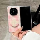 For Huawei Mate X6 Glitter Powder Dots Pattern Phone Case with Holder(Rose Red) - 3