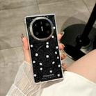 For Huawei Mate X3 / X5 Glitter Powder Dots Pattern Phone Case with Holder(Black) - 2