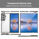 For Samsung Galaxy Z Fold7 5G PC Hybrid TPU Airbag Shockproof Phone Case(Transparent Black) - 2