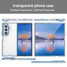 For Samsung Galaxy Z Fold7 5G PC Hybrid TPU Airbag Shockproof Phone Case(Transparent Blue) - 2
