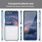 For Samsung Galaxy Z Flip7 5G PC Hybrid TPU Airbag Shockproof Phone Case(Transparent Blue) - 2