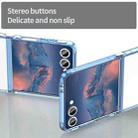 For Samsung Galaxy Z Flip7 5G PC Hybrid TPU Airbag Shockproof Phone Case(Transparent Blue) - 3