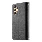 For Samsung Galaxy A13 4G / 5G / A04 / A04s Stitching Multi-card Zipper Wallet Leather Phone Case with Short Strap(Black) - 3