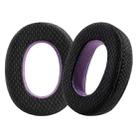 2 Pack Mesh Earphone Replacement Earpads Pads For Sony MDR-1000X / WH-1000XM2(Black Purple) - 1