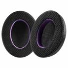 2 Pack Mesh Earphone Replacement Earpads Pads For Sony WH-1000XM3(Black Purple) - 1