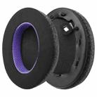 1 Pair Ice Skin Earphone Replacement Earpads Pads For Sony WH-1000XM4(Black Purple) - 1