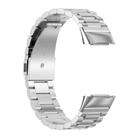 For Fitbit Charge 6 / 5 Tri-beads Flat Buckle Titanium Alloy Watch Band(Silver) - 3