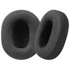 2 Pack Spliced ??Skin-friendly Cotton Earphone Replacement Earpads Pads For Sony WH-1000XM5(Black) - 1