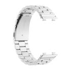 For OPPO Watch 1 41mm Tri-beads Flat Buckle Titanium Alloy Watch Band(Silver) - 2
