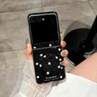 For Motorola Razr 60 Glitter Powder Dots Pattern Phone Case with Holder(Black) - 2