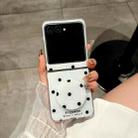 For Motorola Razr 60 Glitter Powder Dots Pattern Phone Case with Holder(White) - 2