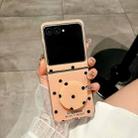 For Motorola Razr 60 Glitter Powder Dots Pattern Phone Case with Holder(Gold) - 2