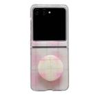 For Motorola Razr 60 Glitter Powder Dots Pattern Phone Case with Holder(Pink) - 1