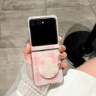 For Motorola Razr 60 Glitter Powder Dots Pattern Phone Case with Holder(Pink) - 2