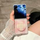 For Xiaomi Mix Flip Glitter Powder Dots Pattern Phone Case with Holder(Pink) - 2