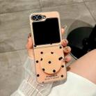 For Samsung Galaxy Z Flip6 Glitter Powder Dots Pattern Phone Case with Holder(Gold) - 2