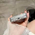 For Samsung Galaxy Z Flip3 5G Glitter Powder Dots Pattern Phone Case with Holder(White) - 3