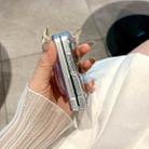 For Samsung Galaxy Z Flip7 5G Glitter Powder Dots Pattern Phone Case with Holder(White) - 3