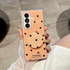 For Samsung Galaxy Z Fold7 5G Glitter Powder Dots Pattern Phone Case with Holder(Gold) - 2