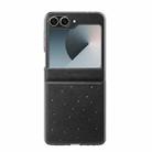 For Samsung Galaxy Z Flip7 FE / Z Flip6 DUX DUCIS STEX Series Star Pattern Leather Folding Phone Case(Black) - 2