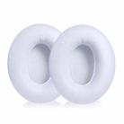 2pcs Insert Replacement Earpads For Sennheiser Momentum On-Ear 1 / On-Ear 2 / On-Ear HD1, Material:Protein Leather White - 1