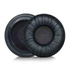 2pcs Insert Replacement Earpads For Sennheiser PX80 / PX100 II / PX200 II, Material:Frog Leather Black - 1