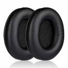 2pcs Insert Protein Leather Replacement Earpads For Sennheiser HD435 / HD415 / HD465 / HD485(Black) - 1