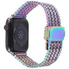 For Apple Watch 46mm / 49mm / 45mm / 44mm Magnetic Snap Clasp Steel Mesh Metal Watch Band(Colorful) - 2