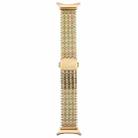 For Samsung Galaxy Watch Ultra 47mm Magnetic Snap Clasp Steel Mesh Metal Watch Band(Gold) - 3