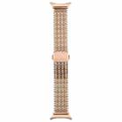For Samsung Galaxy Watch Ultra 47mm Magnetic Snap Clasp Steel Mesh Metal Watch Band(Rose Gold) - 3