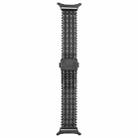 For Samsung Galaxy Watch Ultra 47mm Magnetic Snap Clasp Steel Mesh Metal Watch Band(Black) - 3