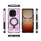 For vivo iQOO Z10 Turbo 5G J-20 Solid Color MagSafe Magnetic TPU+PC Phone Case(Pink) - 2