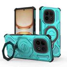 For vivo iQOO Z10 Turbo 5G J-20 Solid Color MagSafe Magnetic TPU+PC Phone Case(Lake Blue) - 1