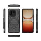 For vivo iQOO Z10 Turbo 5G J-20 Solid Color MagSafe Magnetic TPU+PC Phone Case(Black) - 2