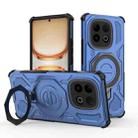 For vivo iQOO Z10 Turbo 5G J-20 Solid Color MagSafe Magnetic TPU+PC Phone Case(Blue) - 1