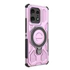 For Motorola Edge 50 Pro 5G Global J-20 Solid Color MagSafe Magnetic TPU+PC Phone Case(Pink) - 3