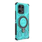 For Motorola Edge 50 Pro 5G Global J-20 Solid Color MagSafe Magnetic TPU+PC Phone Case(Lake Blue) - 3
