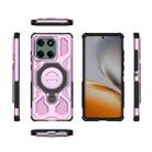 For Motorola Edge 60 Fusion 5G Global J-20 Solid Color MagSafe Magnetic TPU+PC Phone Case(Pink) - 2