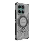 For Motorola Edge 60 Fusion 5G Global J-20 Solid Color MagSafe Magnetic TPU+PC Phone Case(Grey) - 3